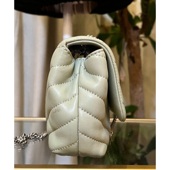 AUTHENTIC TORY BURCH SAGE GREEN KIRA HANDBAG - Picture 5 of 10